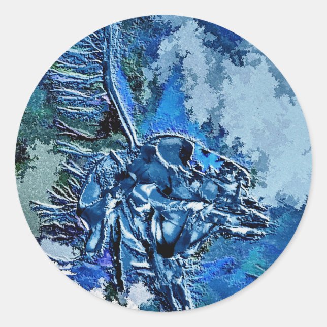 PEGATINA REDONDA AGUA (Anverso)