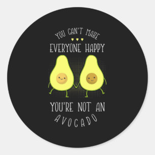 Pegatina Redonda Aguacate puede hacer feliz a todos