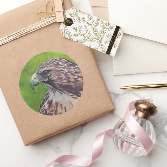Pegatina Redonda Águila (Regalar)