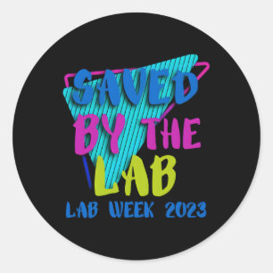 Pegatina Redonda Ahorrado Por La Lab Lab Week 2023