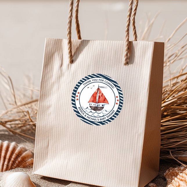 Pegatina Redonda Ahoy es un chico náutico (Subido por el creador)