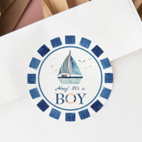¡Ahoy Náutico! Es un Baby Shower de Boy Boat