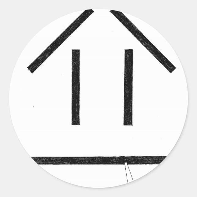 Pegatina Redonda Ahumado (Anverso)