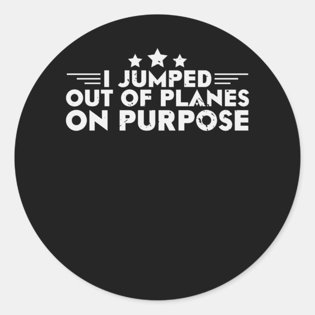 Pegatina Redonda Air Force - Military Design (Anverso)