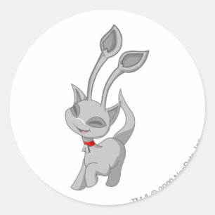 Pegatina Redonda Aisha Silver