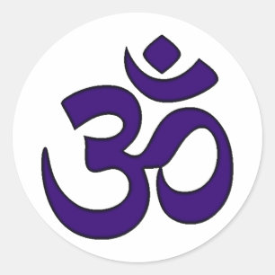 Pegatina Redonda Ajna Chakra