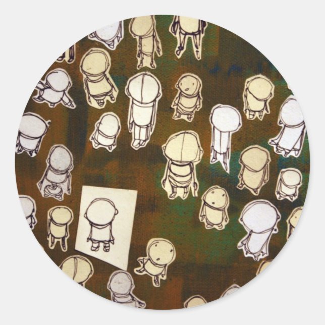 Pegatina Redonda Akayo (Anverso)