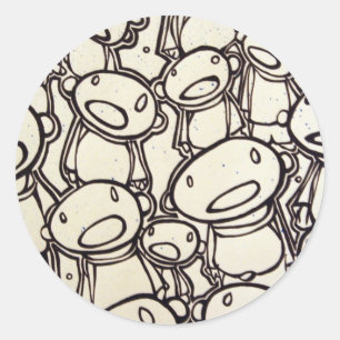 Pegatina Redonda Akayo