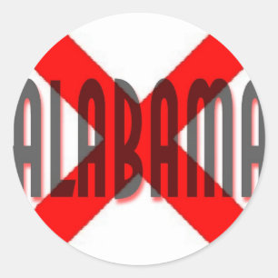 Pegatina Redonda Alabama