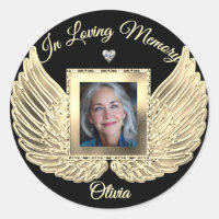 Alas de ángel conmemorativas personalizadas Agrega