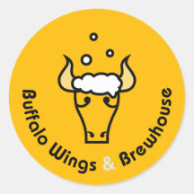 Alas de búfalo y Pegatinas oficiales de Brewhouse