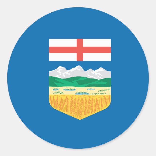 PEGATINA REDONDA ALBERTA (Anverso)