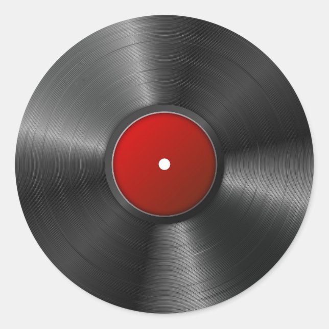 Pegatina Redonda Álbum retro (Anverso)