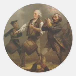 Pegatina Redonda Alcohol de 76