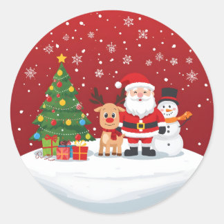 Pegatina Redonda Alegrando Espíritus