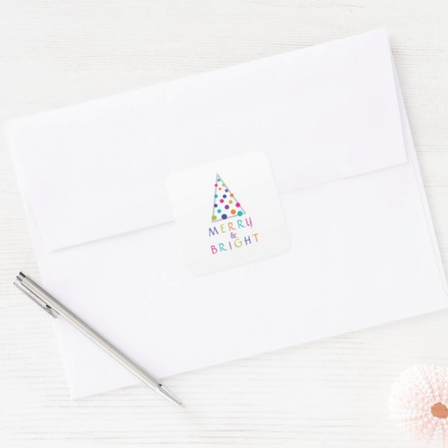 Pegatina Redonda Alegre y Brillante (Subido por el creador)