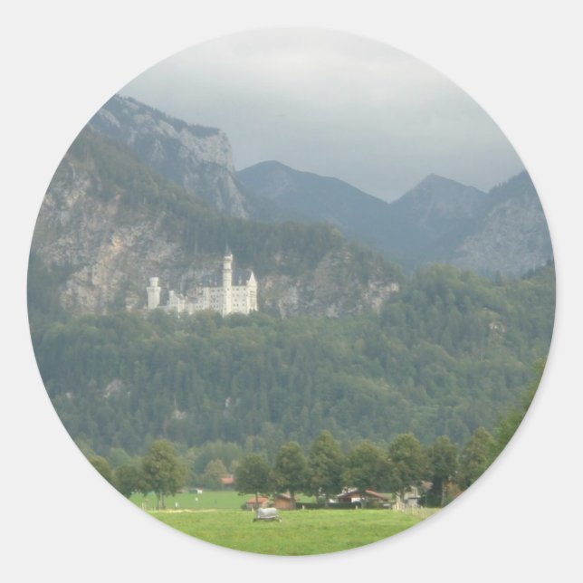 Pegatina Redonda Alemania (Anverso)