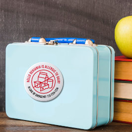 Pegatina Redonda Alergia láctea