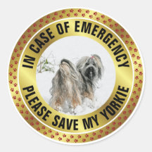 Alerta de Seguridad para Mascotas Foto Personaliza