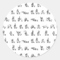 Alfabetización de la lengua Rótulo estadounidense 