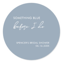 Algo Azul Antes De Hacer Ducha Bridal Moderna