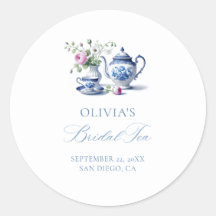 Algo Azul Chinoiserie Flora Bridal Tea Shower