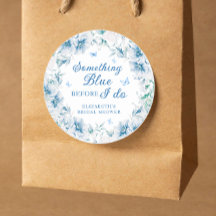 Algo Elegante Azul Ducha Bridal