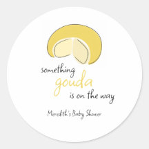 Algo Gouda En Camino Ruedas De Queso Baby Shower