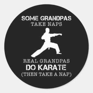 Pegatina Redonda Algunos Abuelos Toman Napas Los Abuelos Reales Hac