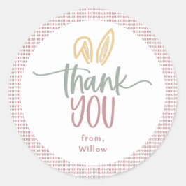 Pegatina Redonda Algunos Bunthday Party