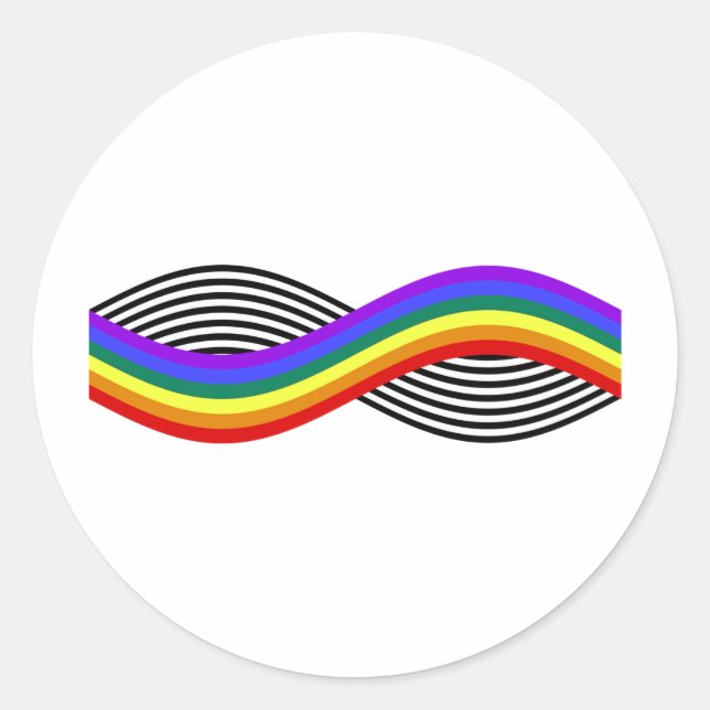 Pegatina Redonda Aliados de STR8 (Anverso)