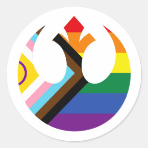 Pegatina Redonda Alianza del Orgullo