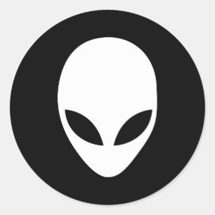 Pegatina Redonda Alien