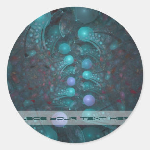 Pegatina Redonda Alien Skin 001