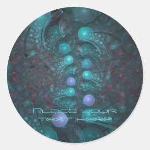Pegatina Redonda Alien Skin 001