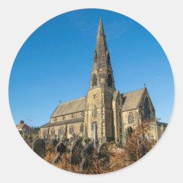 Pegatina Redonda All Saints Church, Salterhebble