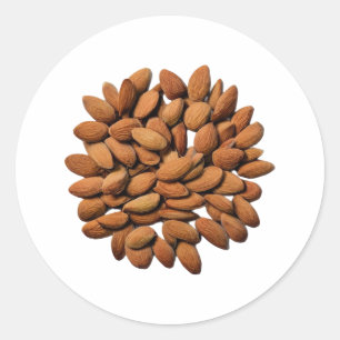Pegatina Redonda Almonds