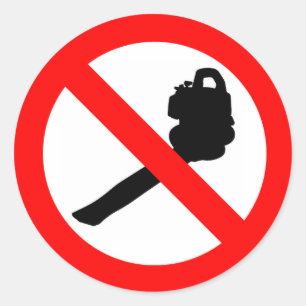 Pegatina Redonda ¡Alrededor de ningunos ventiladores!