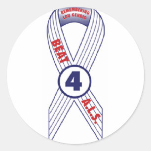 Pegatina Redonda ALS del golpe
