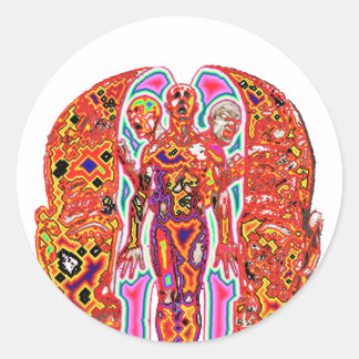 Pegatina Redonda Altered Ego