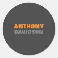 Alternativo Tamaño Perfecto Naranja Gris Texto neg