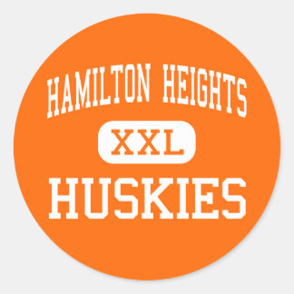 Pegatina Redonda Altos de Hamilton - Huskies - Altos - Arcadia
