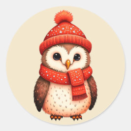 Pegatina Redonda Alucinantes stickers de Navidad