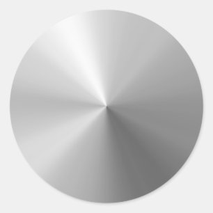 Pegatina Redonda Aluminio cepillado circular texturado