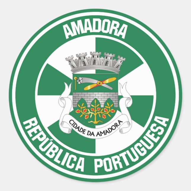Pegatina Redonda Amadora Round Emblem (Anverso)