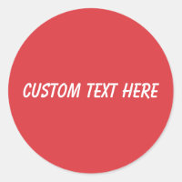 Amapola simple roja sólida