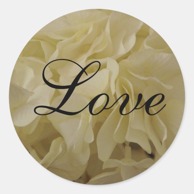 Pegatina Redonda Amar (Anverso)