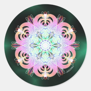 Pegatina Redonda Amar