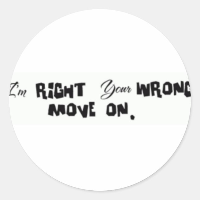 Pegatina Redonda amar (Anverso)