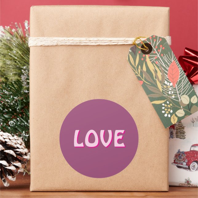 PEGATINA REDONDA AMAR EL CUELLO PARA LAS MUJERES DE REGALO , NOVIA (Vacaciones)